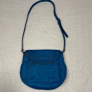 Marc Jacobs Blue Preppy Nylon Messenger Bag